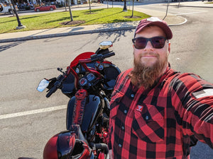 Rider-In-Red-Checkered-Protective-Flannel-Shirt