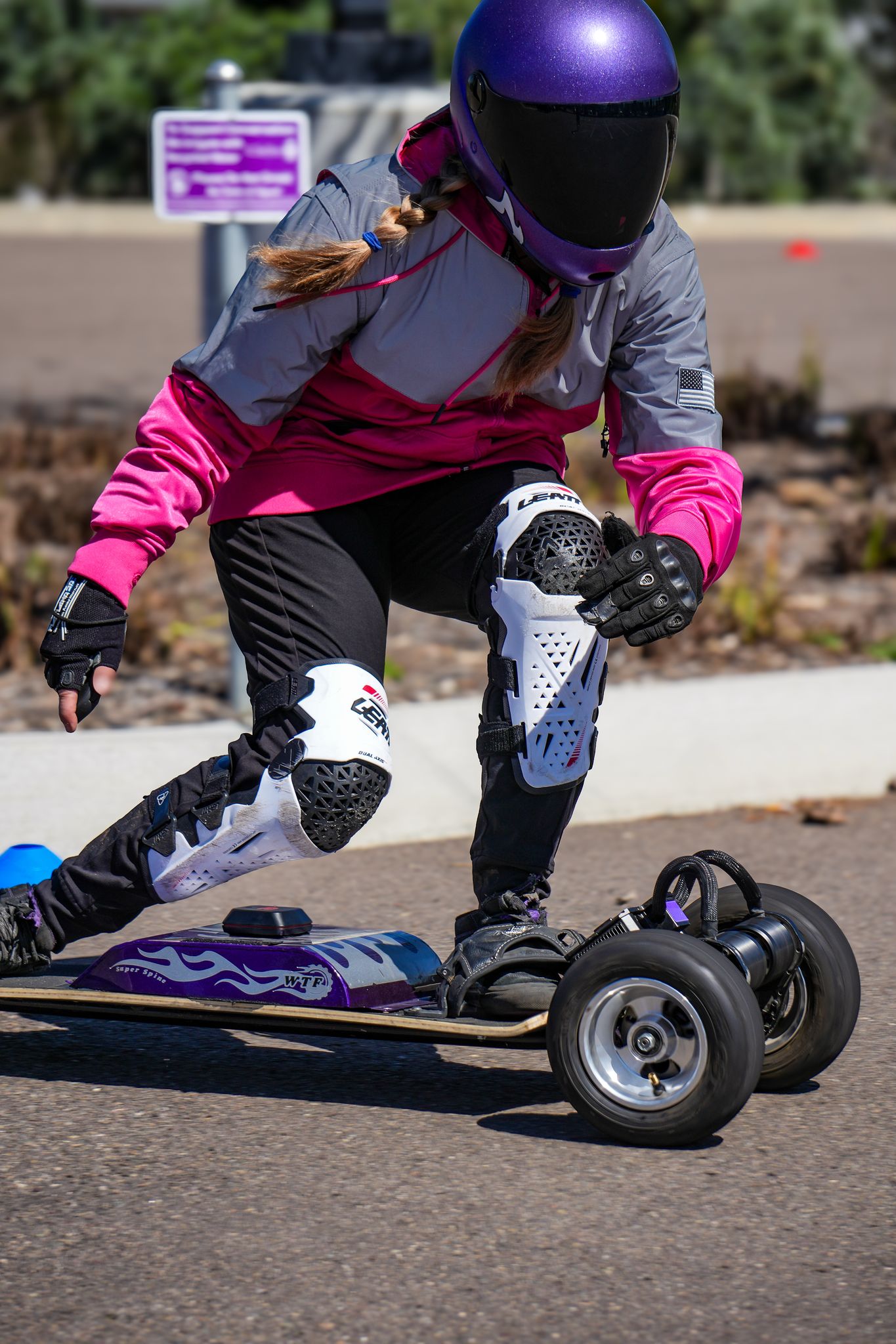 Ultra Reflective Hoodie Pink Eclipse with Pads