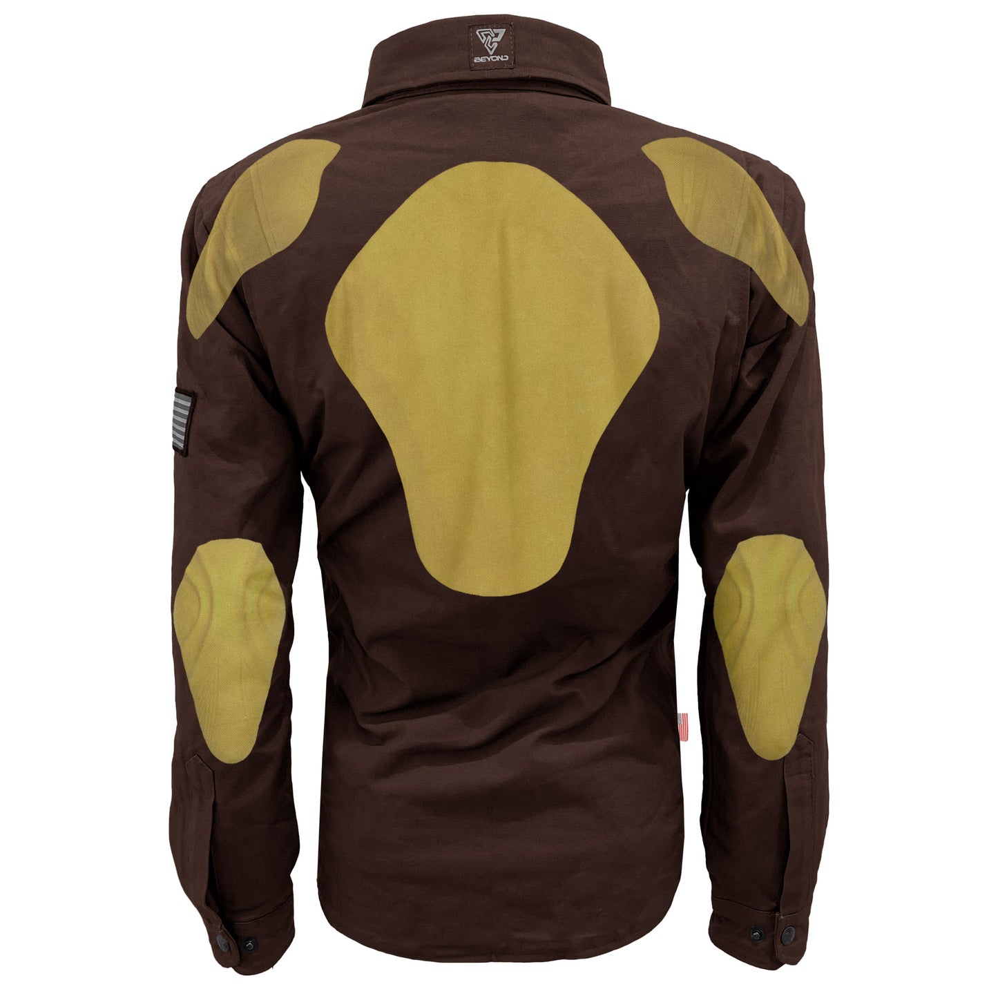 Protective Canvas Jacket for Women - Dark Brown with Pads