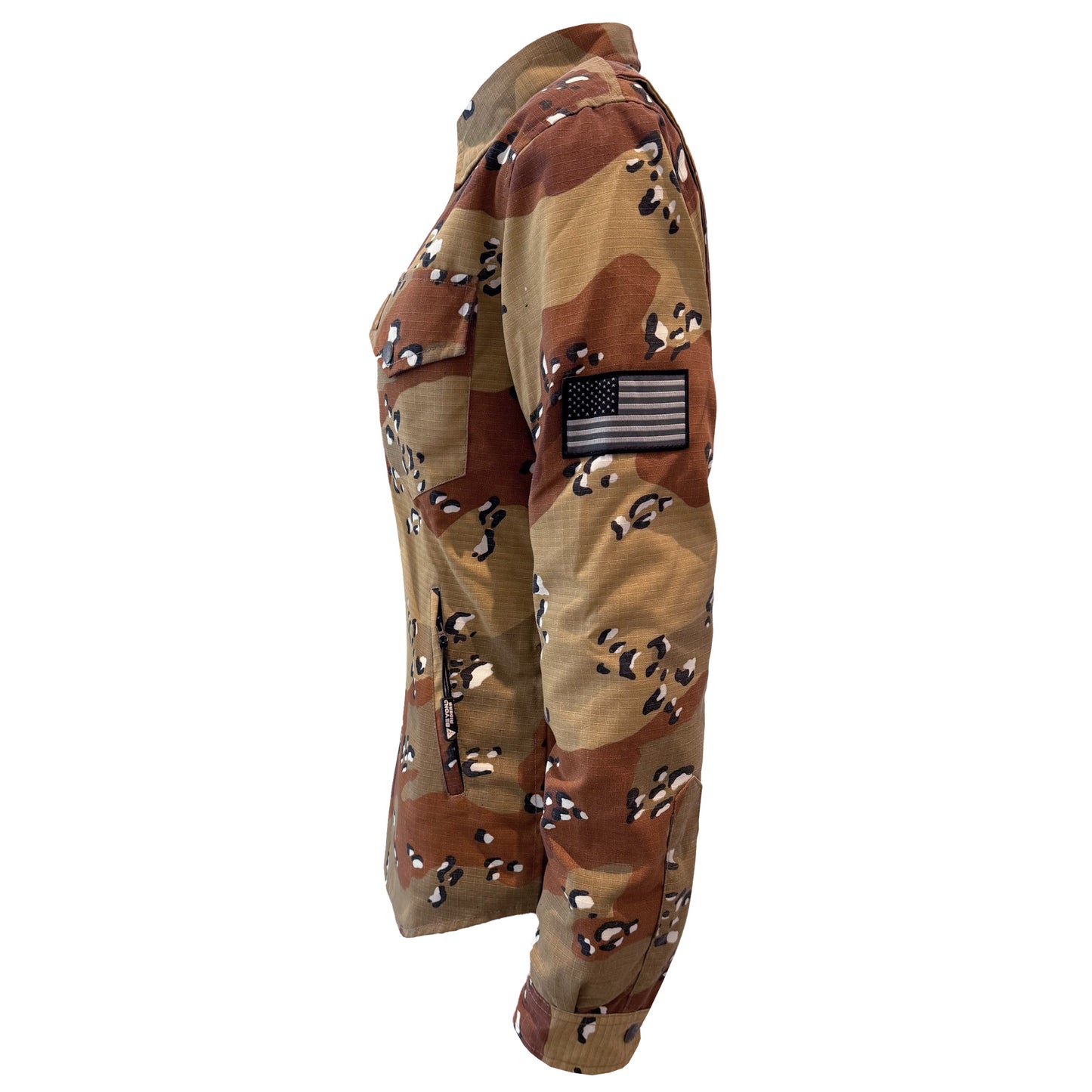 Protective Camouflage Shirt for Women "Dagger Two" - Desert Color with Pads