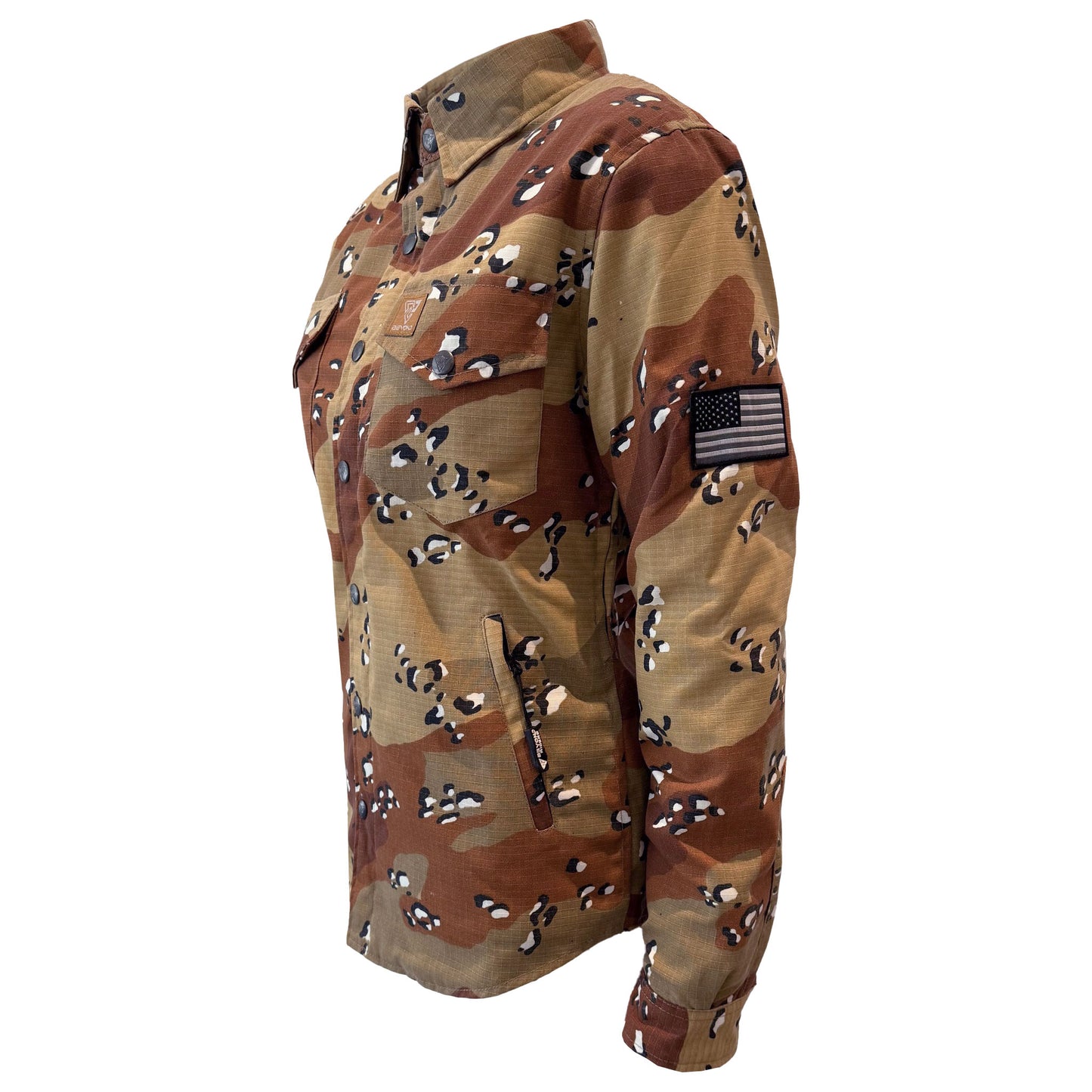 Protective Camouflage Shirt for Women "Dagger Two" - Desert Color with Pads