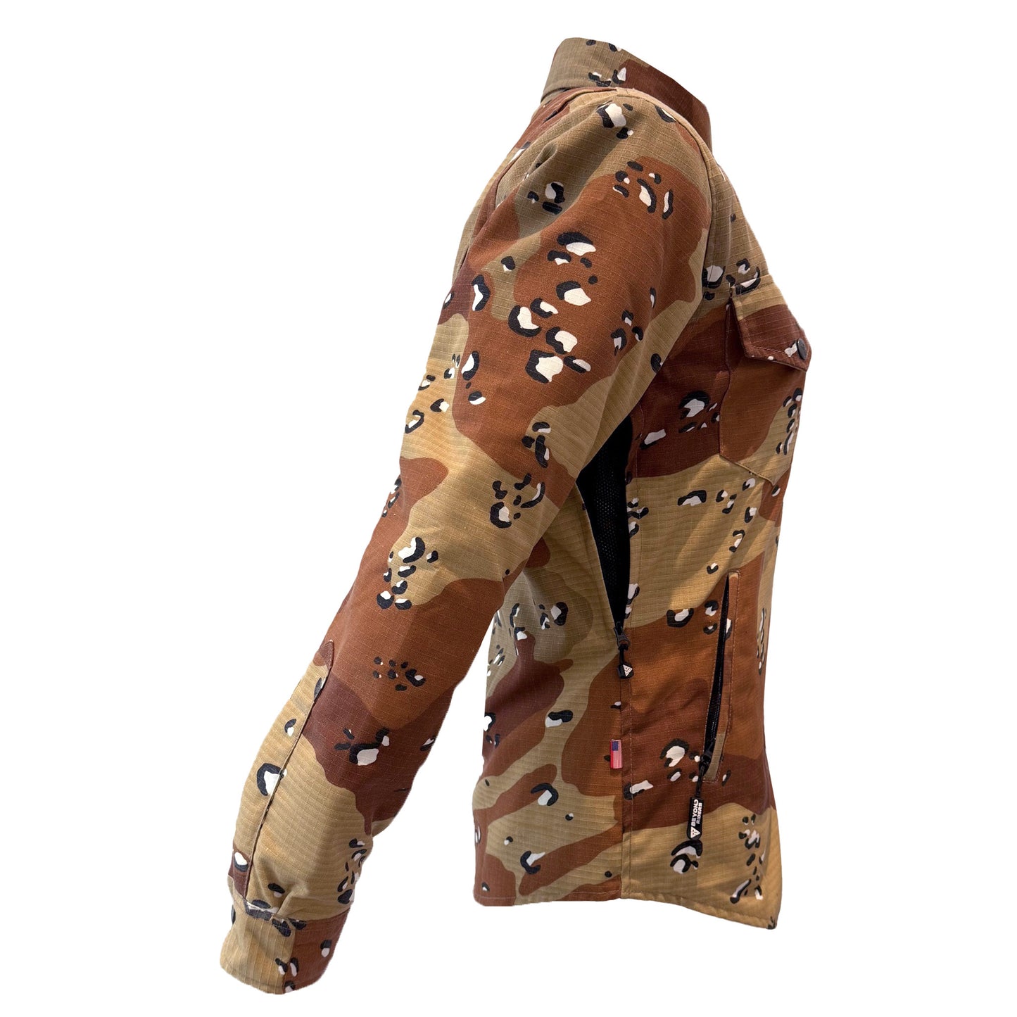 Protective Camouflage Shirt for Women "Dagger Two" - Desert Color with Pads