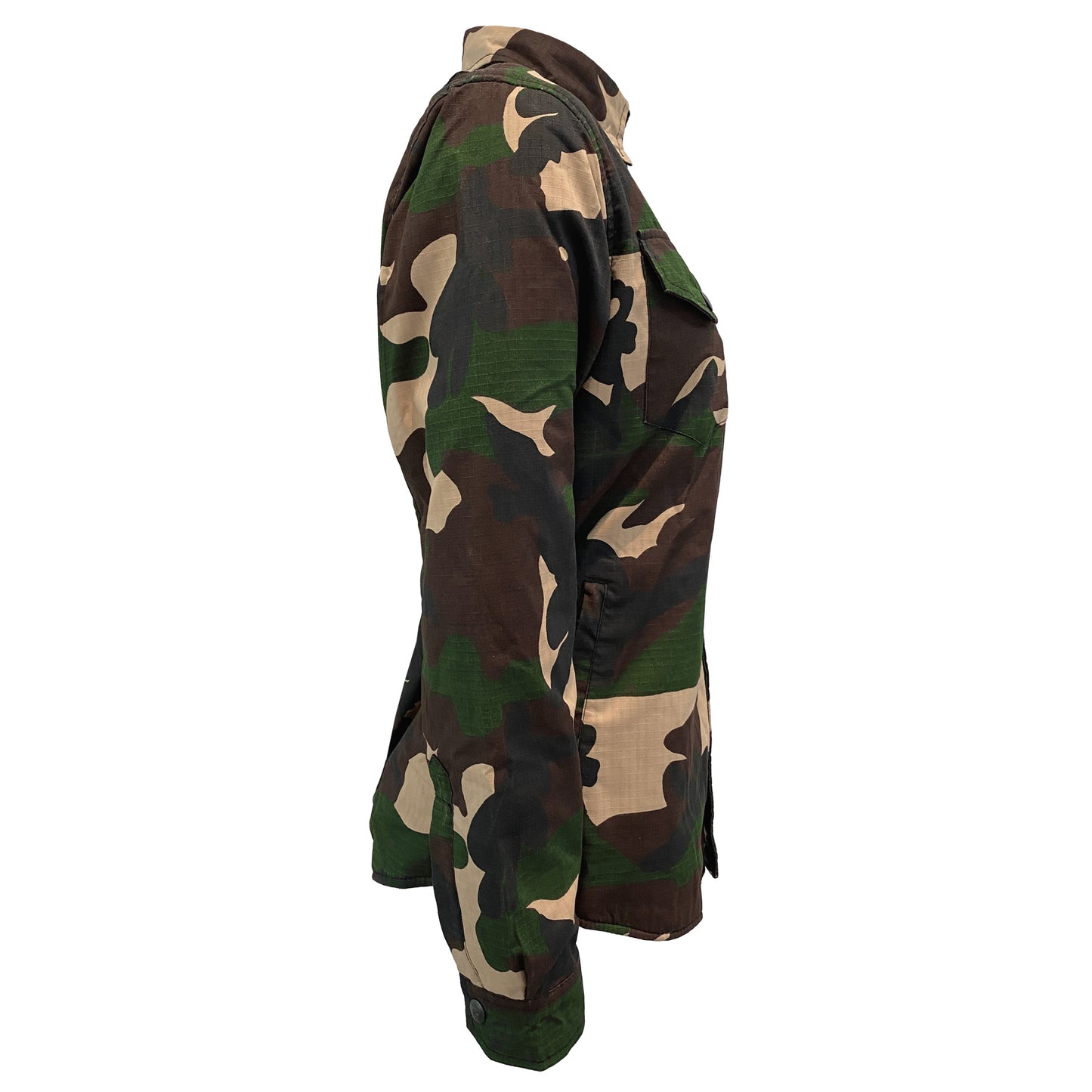 Protective Camouflage Shirt for Women "Knight Hawk" - Dark Color with Pads