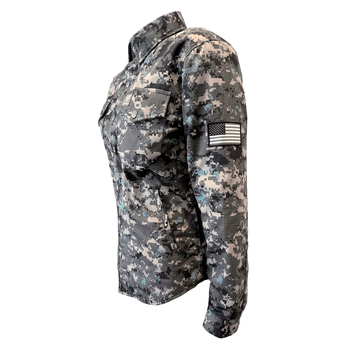 Protective Camouflage Shirt for Women "Devil Six" - with Pads