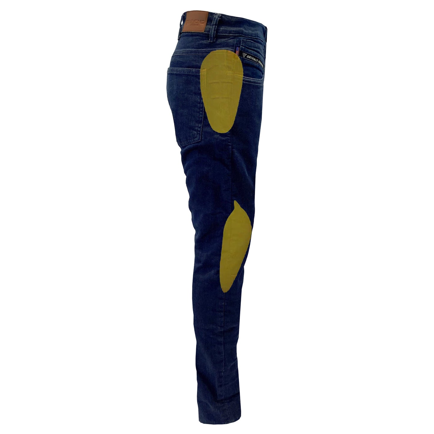 SALE Straight Leg Protective Jeans for Women - Indigo Blue with Pads