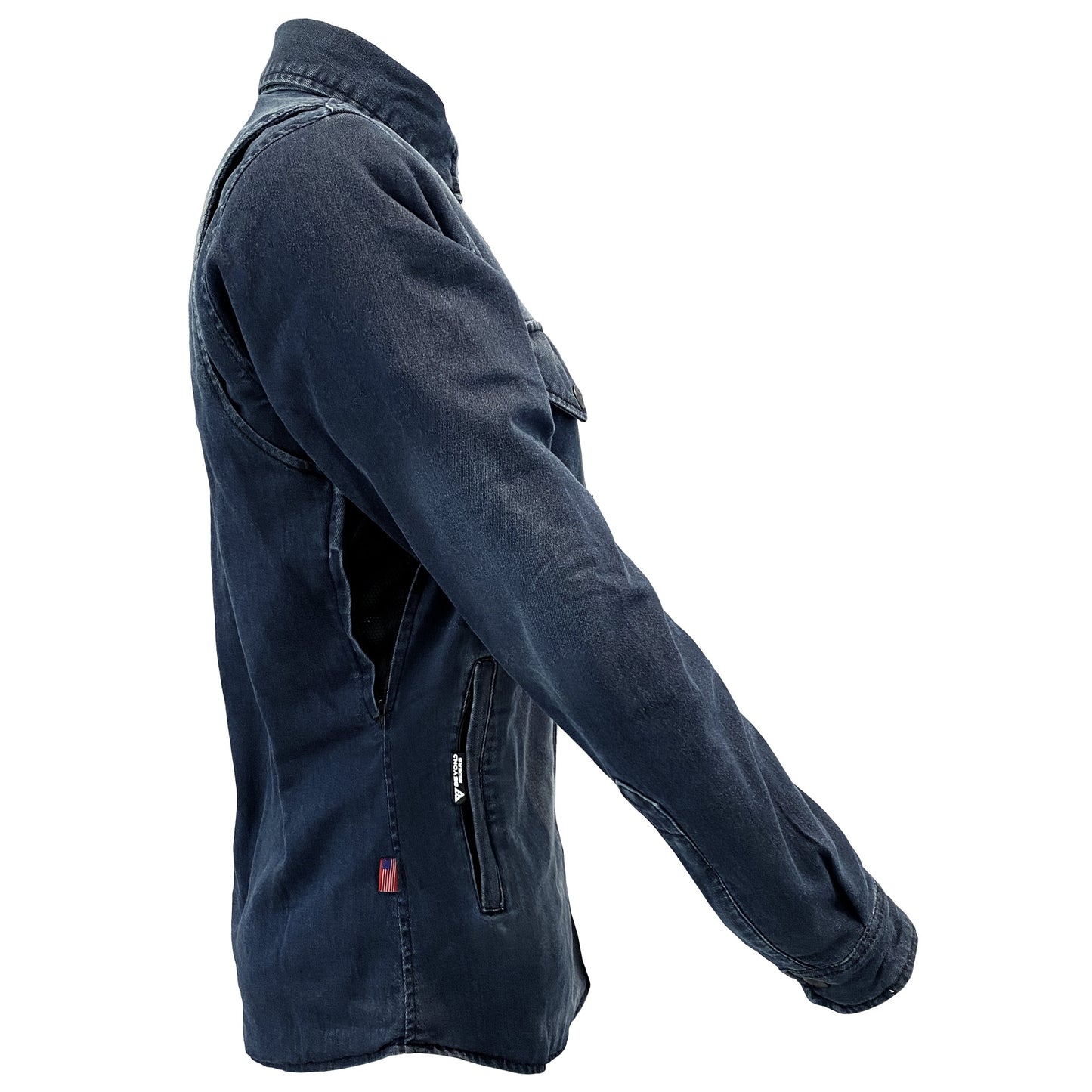 SALE Protective Jeans Jacket for Women - Faded Blue with Pads