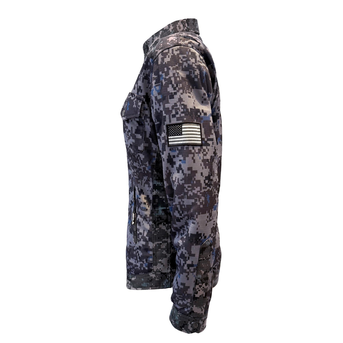 Summer Protective Camouflage Mesh Shirt "Devil Six" for Women - with Pads