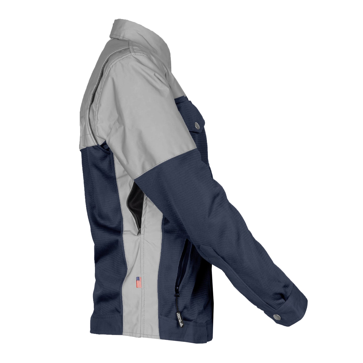 Summer Mesh Reflective Shirt Navy Blue Eclipse for Women - with Pads