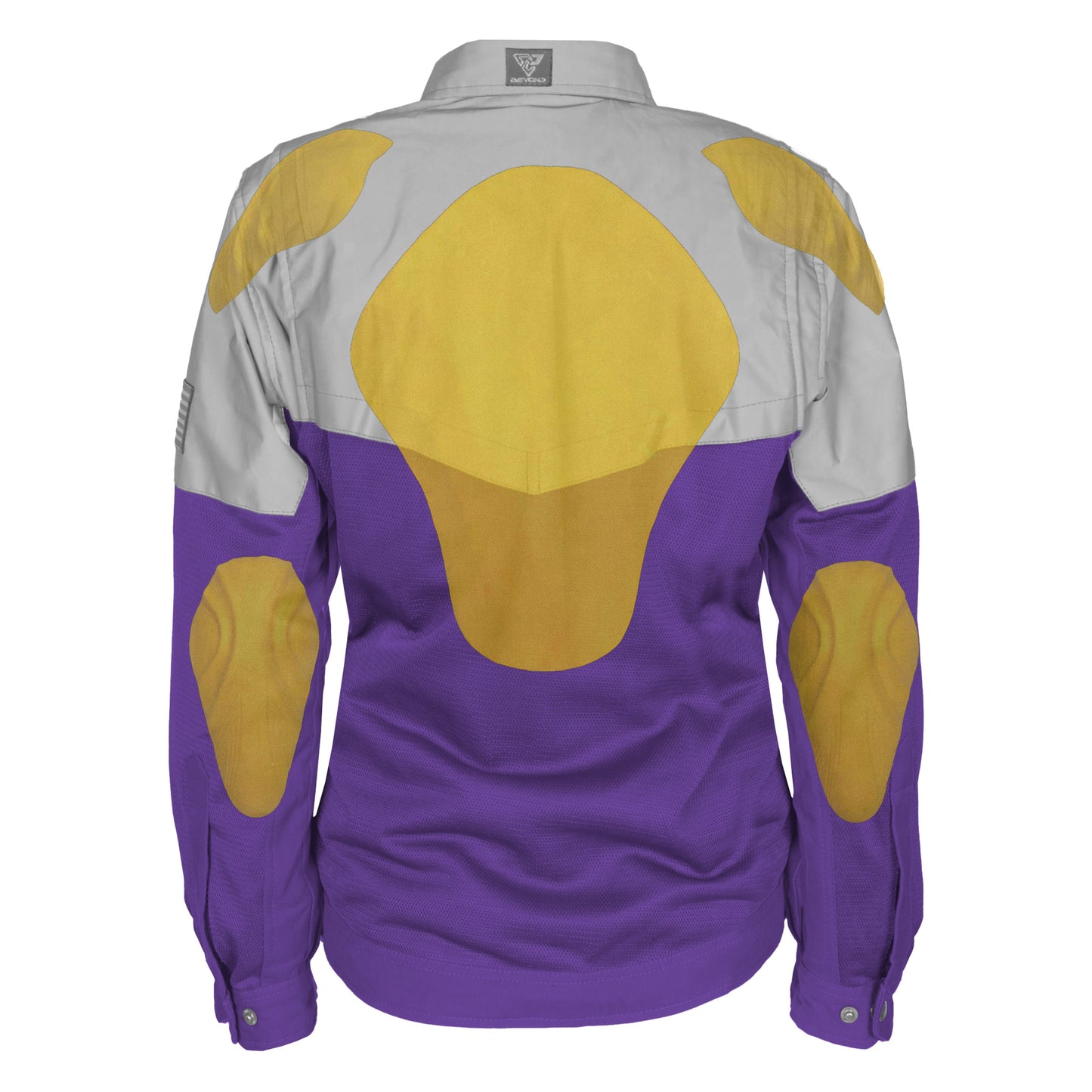 Summer Mesh Reflective Shirt Purple Eclipse for Women - with Pads