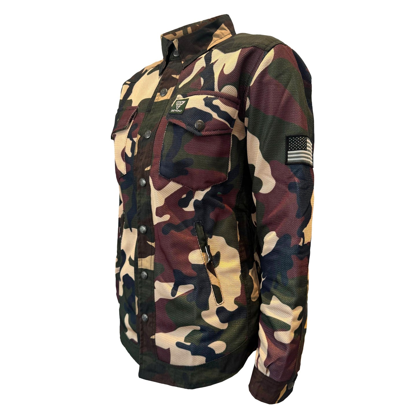Summer Protective Camouflage Mesh Shirt "Knight Hawk" for Women’s - with Pads
