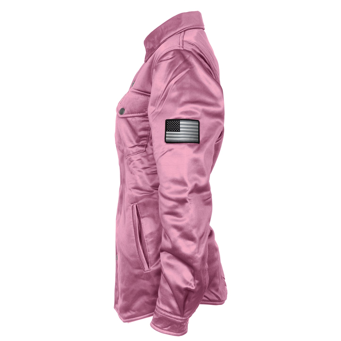 Ultra Protective Shirt for Women - Light Pink Solid with Pads