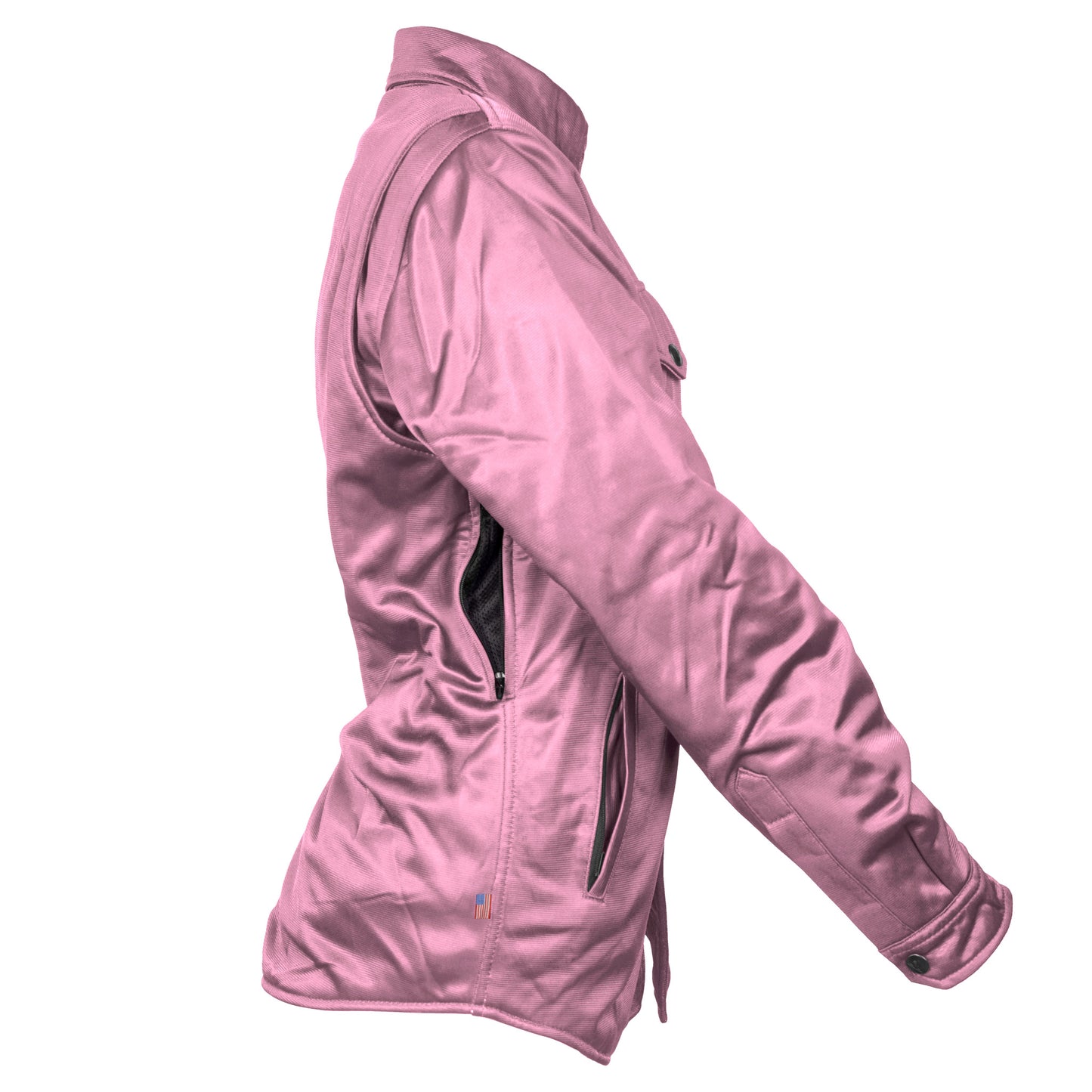 Ultra Protective Shirt for Women - Light Pink Solid with Pads