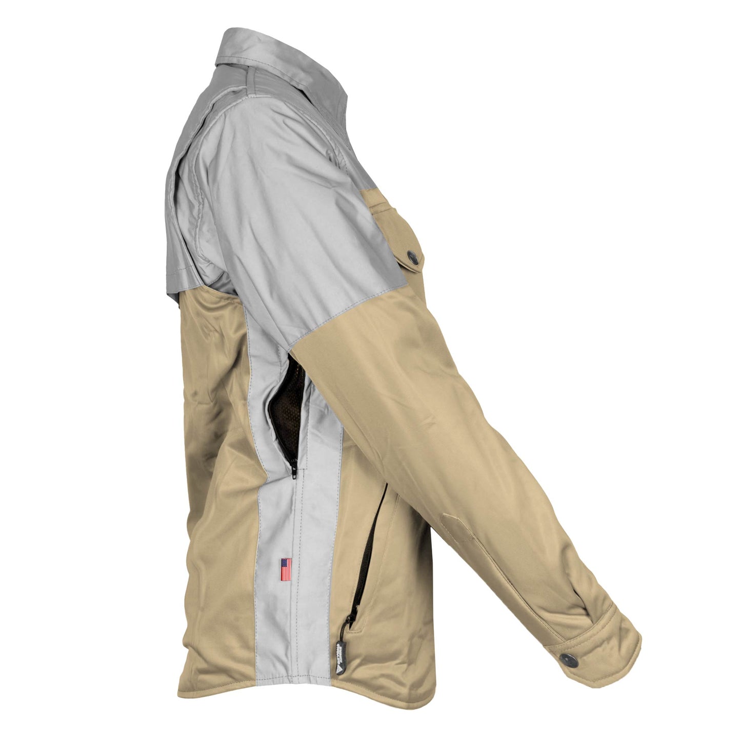Ultra Reflective Shirt Khaki Eclipse for Women - with Pads