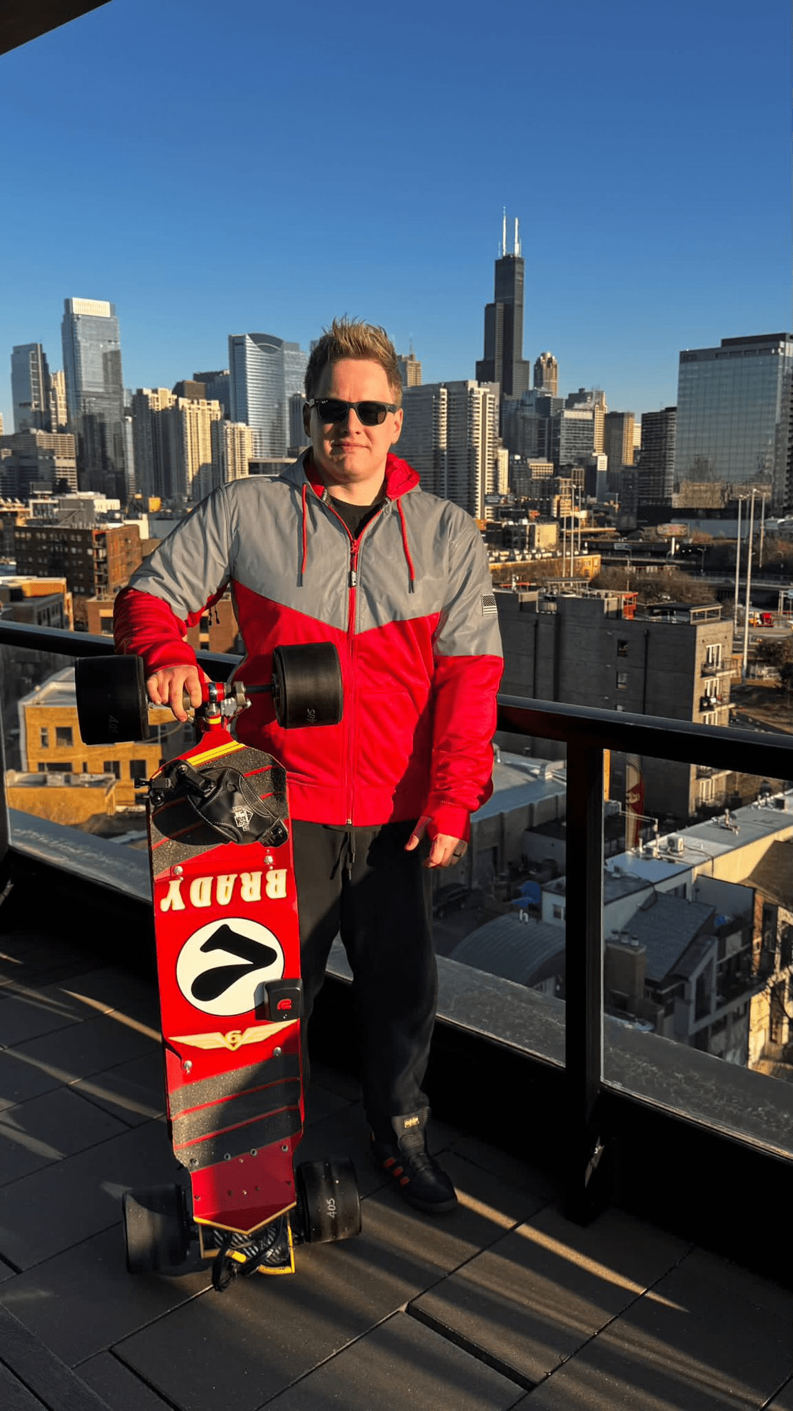 Ultra Reflective Hoodie Red Eclipse with Pads