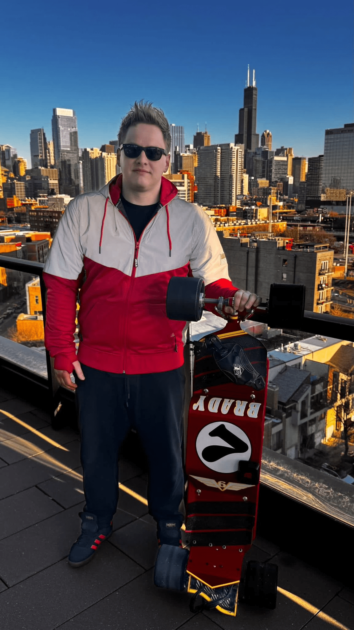 Ultra Reflective Hoodie Red Eclipse with Pads
