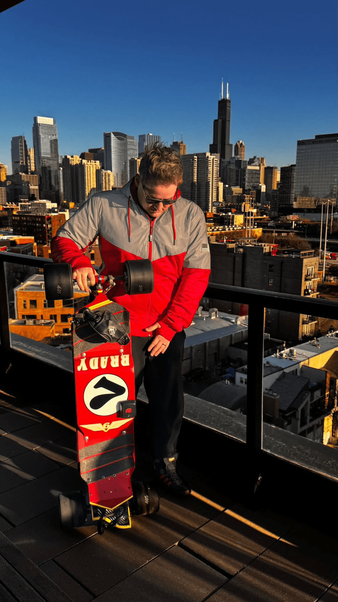 Ultra Reflective Hoodie Red Eclipse with Pads