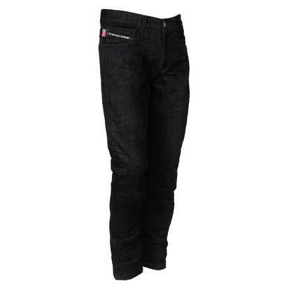 Loose Fit Protective Jeans (Extra Wide) - Black with Pads