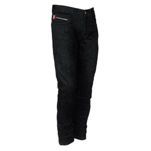 SALE Loose Fit Protective Jeans (Extra Wide) - Black with Pads