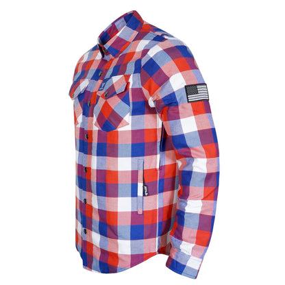 Protective Flannel Shirt for Men - The Patriot