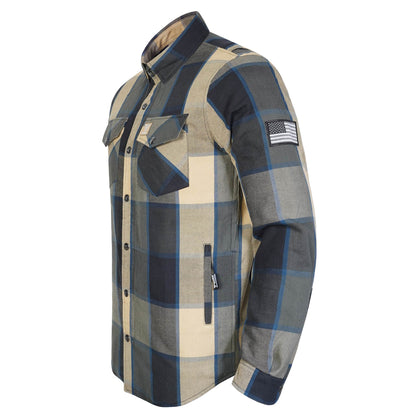 Protective Flannel Shirt For Men - Sedona Pass with Pads