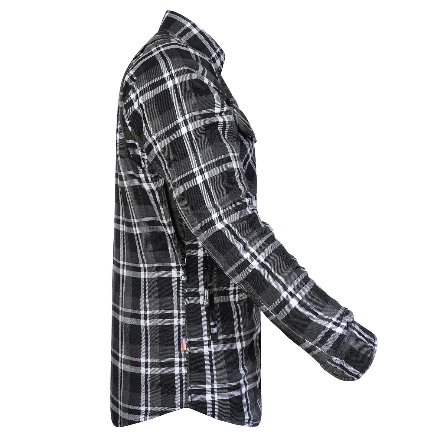 Protective Flannel Shirt For Men - Iron Pass with Pads