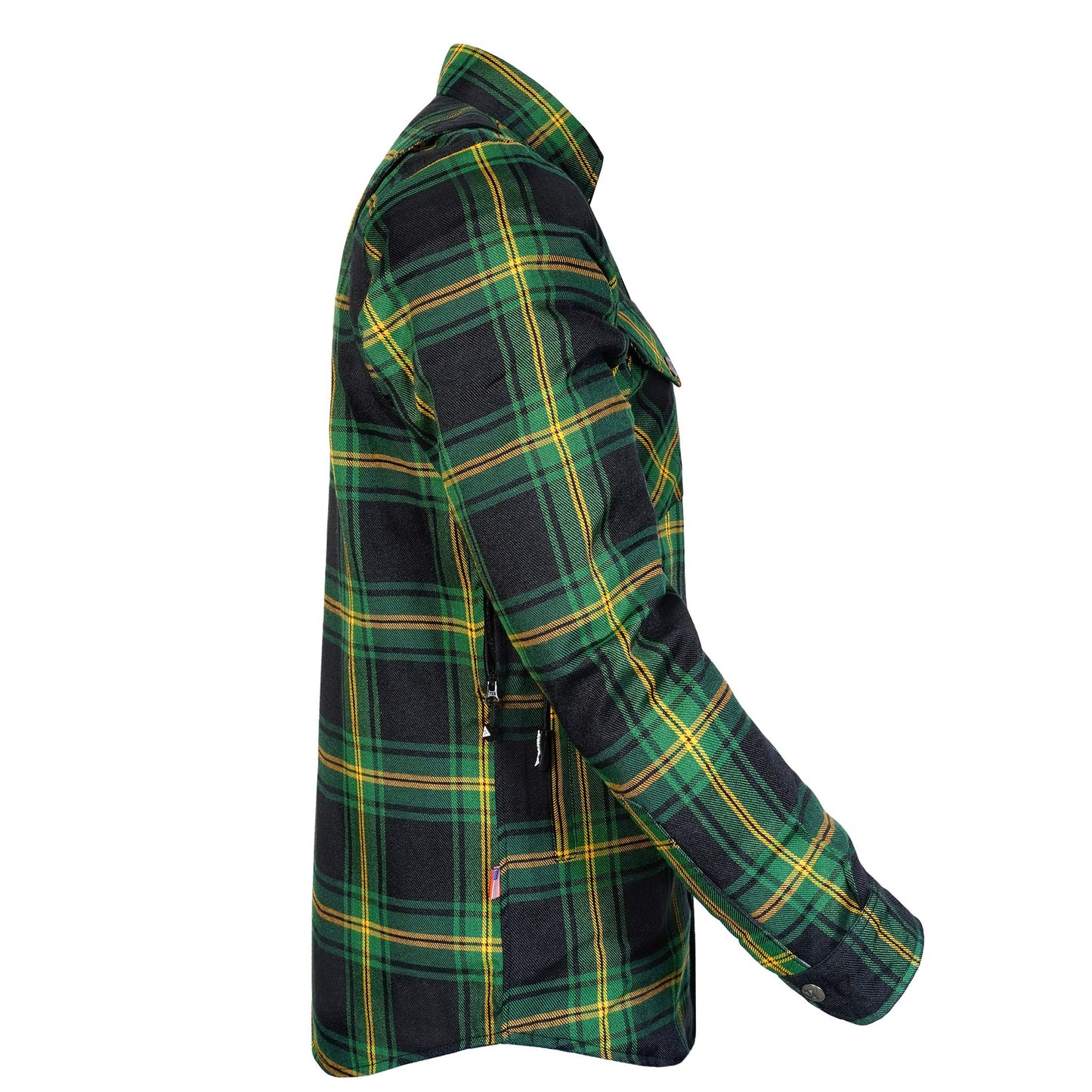 Protective Flannel Shirt for Men - Evergreen