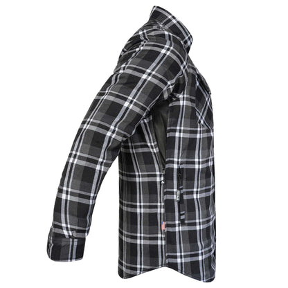Protective Flannel Shirt For Men - Iron Pass with Pads