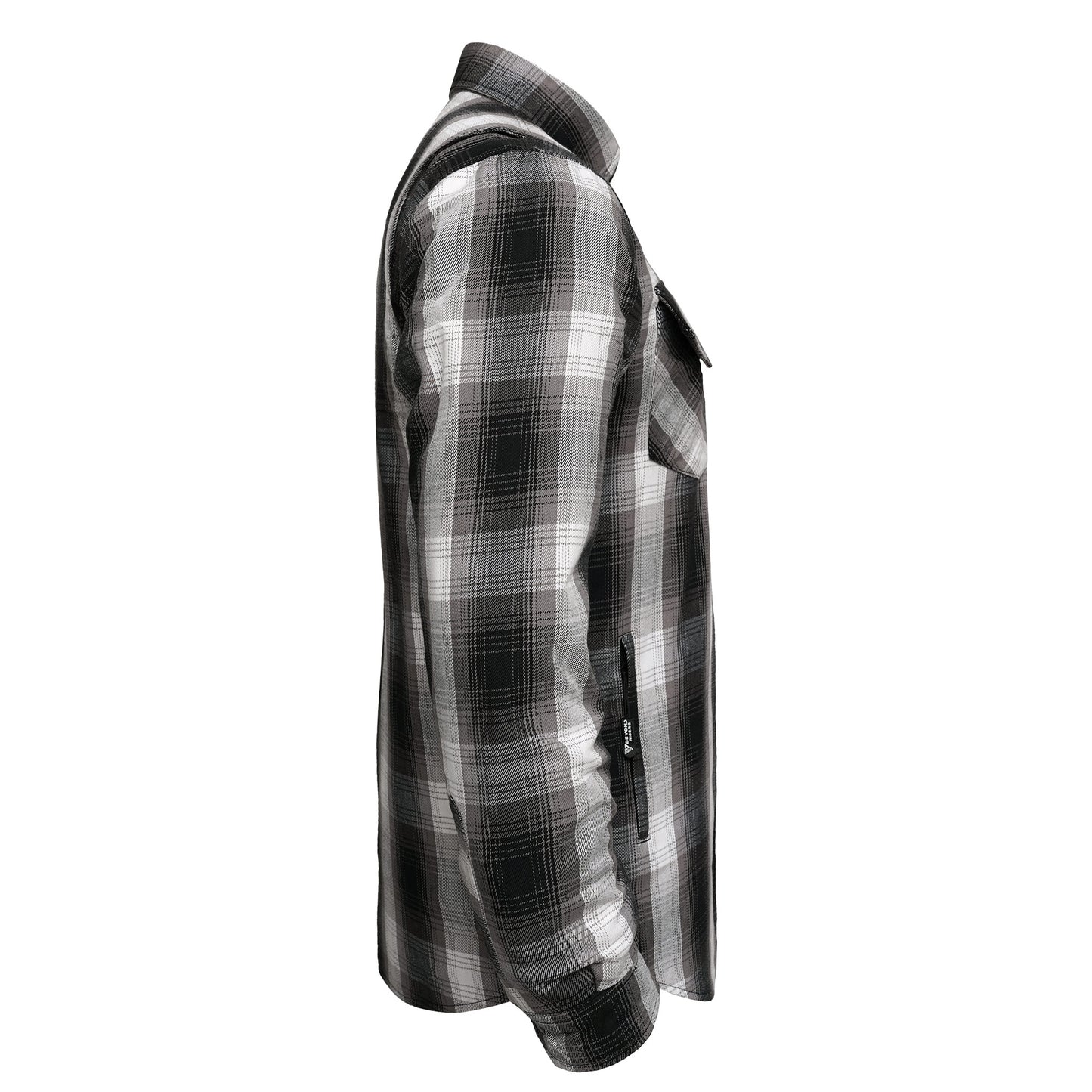Protective Flannel Shirt For Men - The Bolt Plaid with Pads