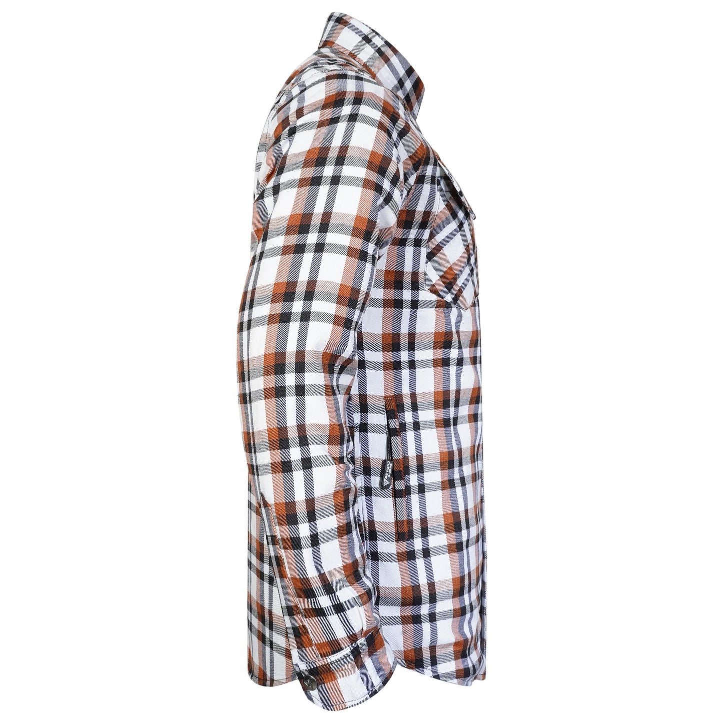 Protective Flannel Shirt For Men - Copper Pass with Pads