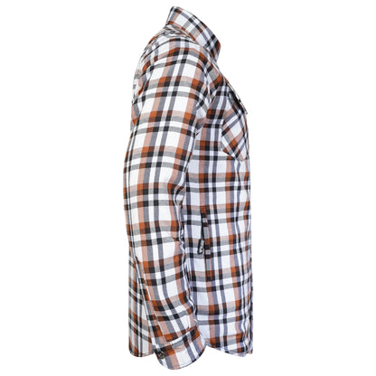 Protective Flannel Shirt For Men - Copper Pass with Pads