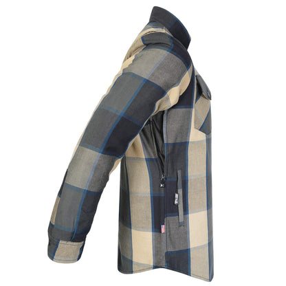 Protective Flannel Shirt For Men - Sedona Pass with Pads