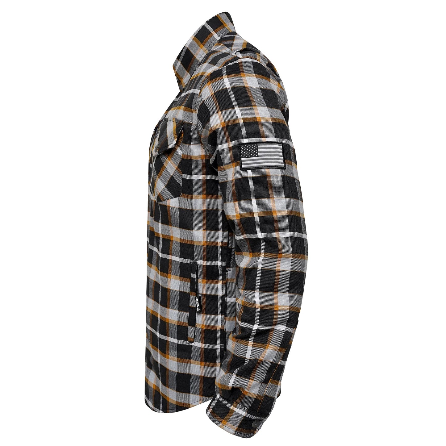 Protective Flannel Shirt For Men - Covert Peak with Pads
