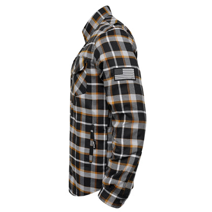 Protective Flannel Shirt For Men - Covert Peak with Pads