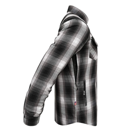 Protective Flannel Shirt For Men - The Bolt Plaid with Pads