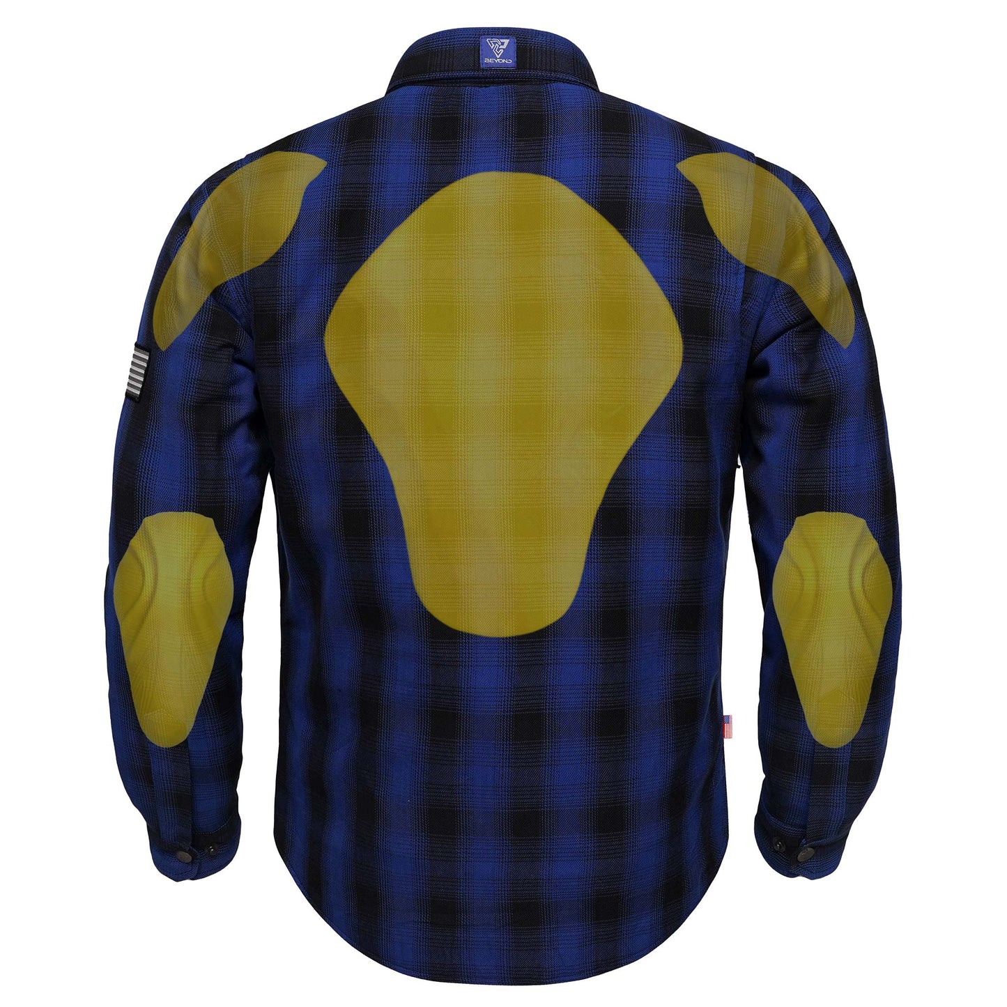 Protective Flannel Shirt for Men - Everett Blue