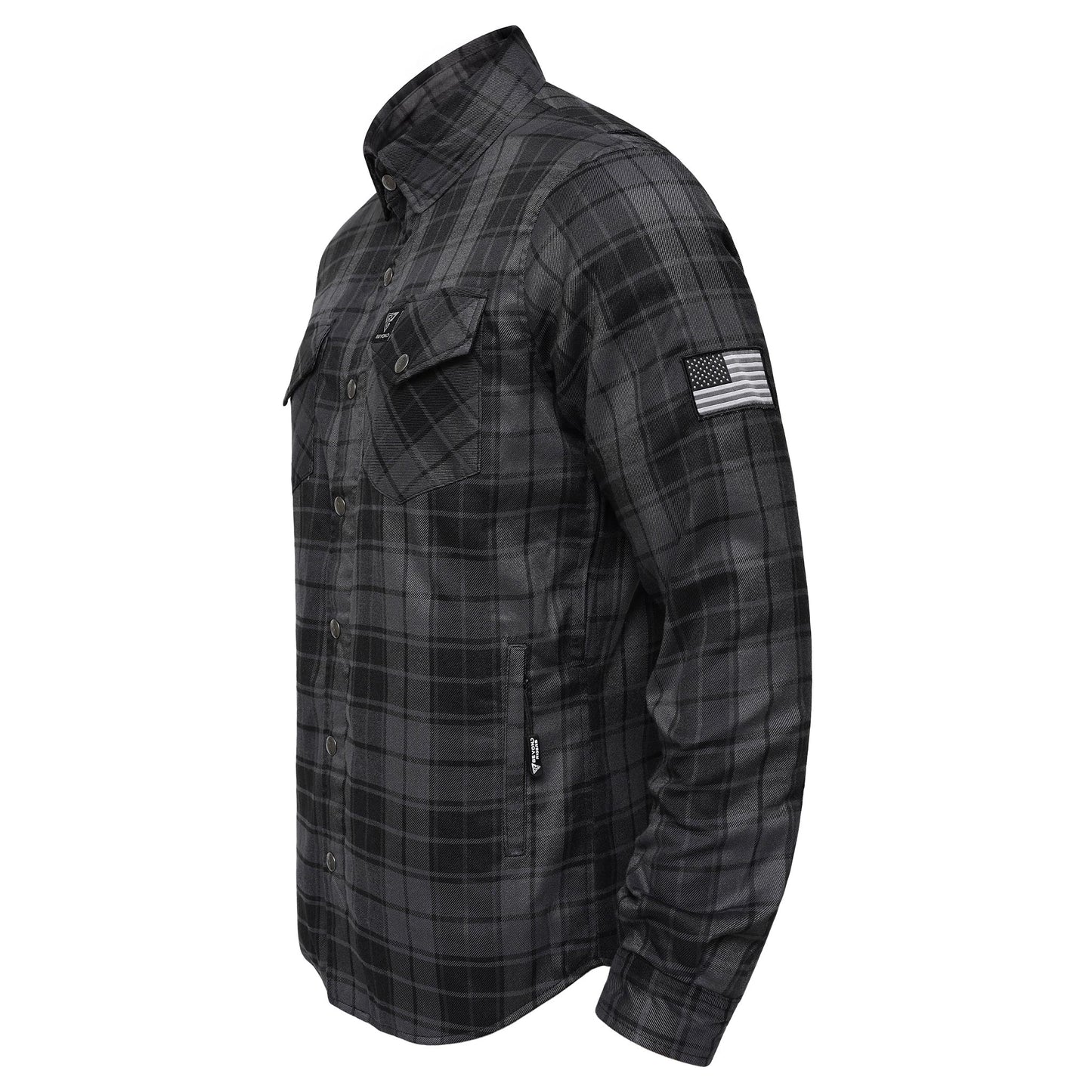 Protective Flannel Shirt For Men - Smokey Pass