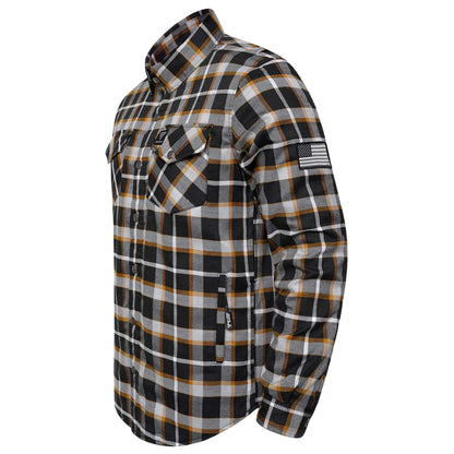 Protective Flannel Shirt For Men - Covert Peak with Pads