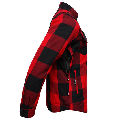 Protective Flannel Shirt For Men - The Redblock