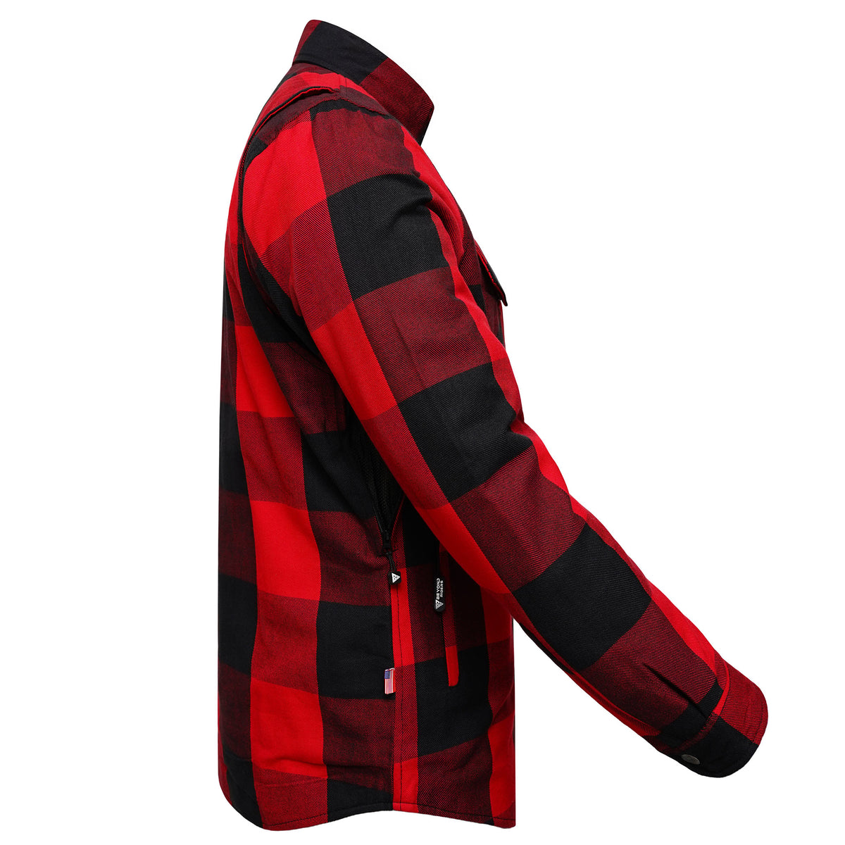 Protective Flannel Shirt For Men - The Redblock
