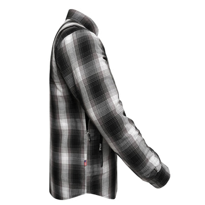 Protective Flannel Shirt For Men - The Bolt Plaid with Pads