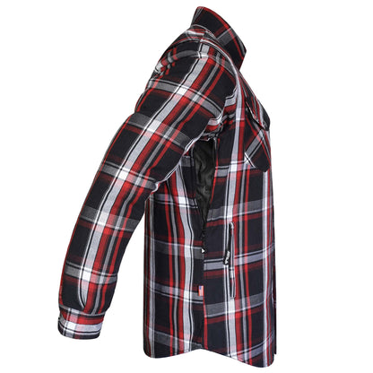 Protective Flannel Shirt For Men - Iron Shadow