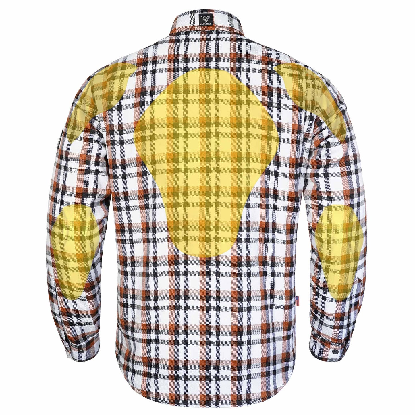 Protective Flannel Shirt For Men - Copper Pass with Pads