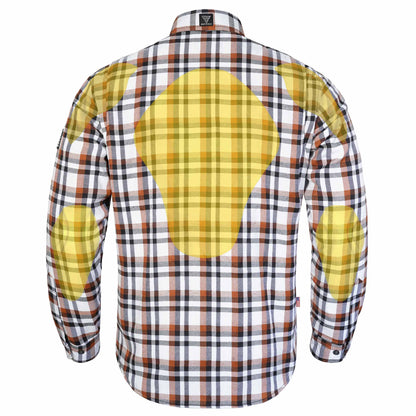 Protective Flannel Shirt For Men - Copper Pass with Pads