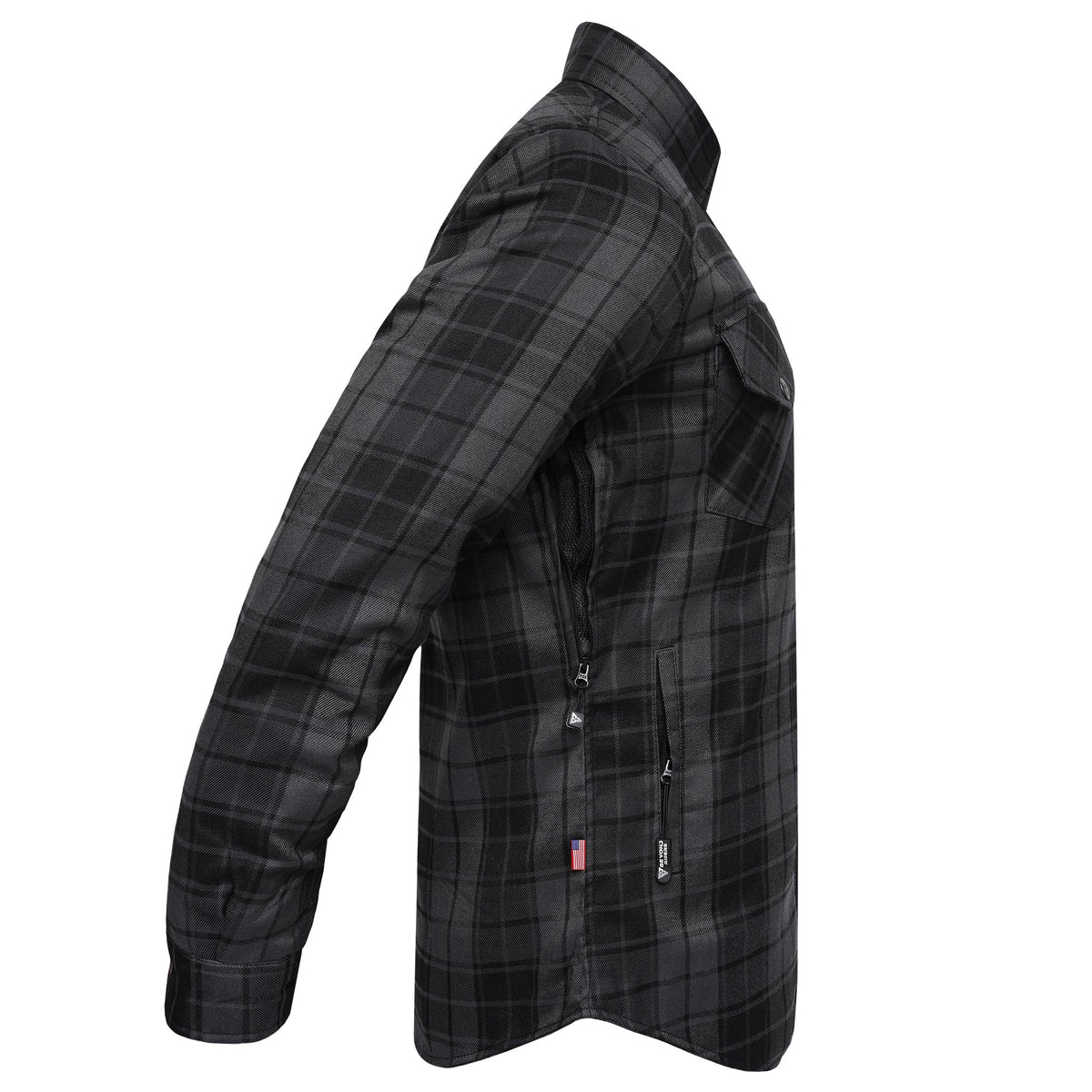 Protective Flannel Shirt For Men - Smokey Pass