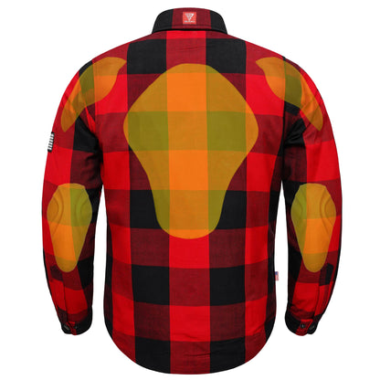 Protective Flannel Shirt For Men - The Redblock