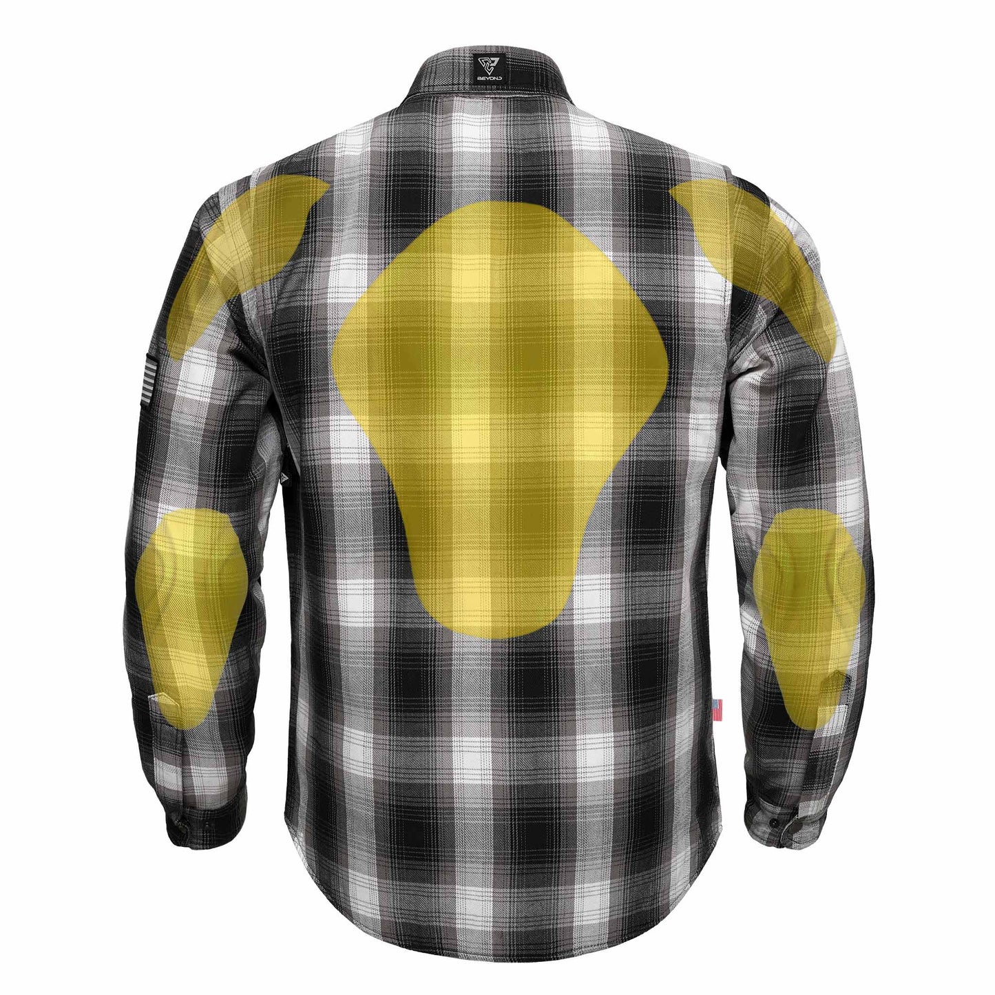 Protective Flannel Shirt For Men - The Bolt Plaid with Pads