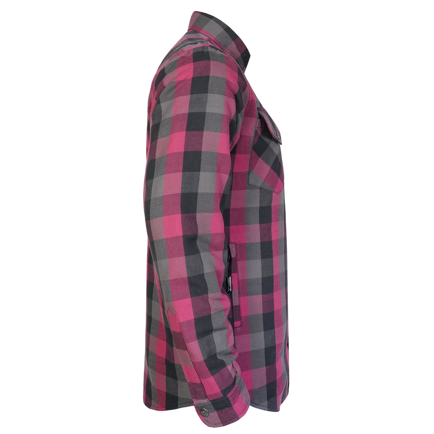 Protective Flannel Shirt for Men - Magenta Keys