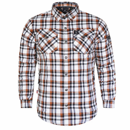 Protective Flannel Shirt For Men - Copper Pass with Pads