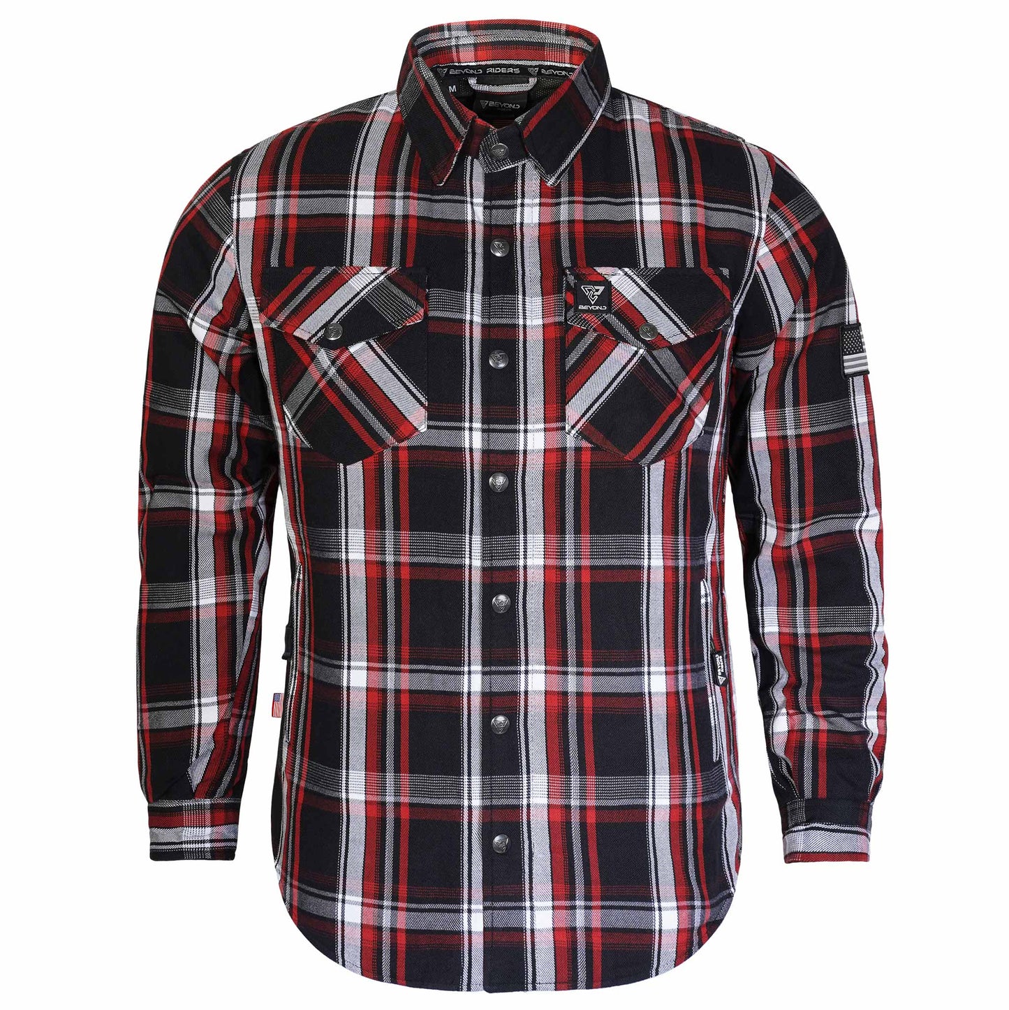 Protective Flannel Shirt For Men - Iron Shadow