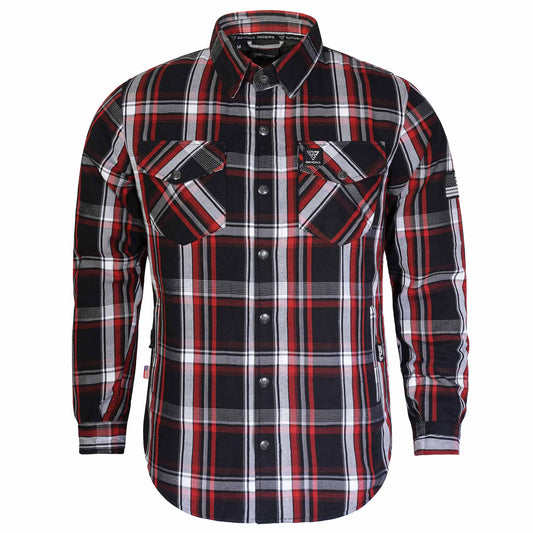 Protective Flannel Shirt For Men - Iron Shadow